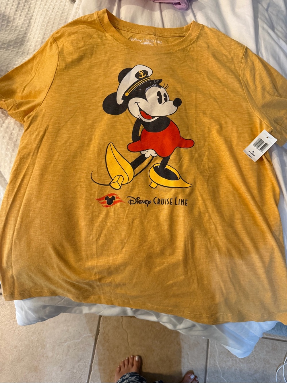 Disney Cruise Line Captain Minnie Shirt NWT SIZE XL